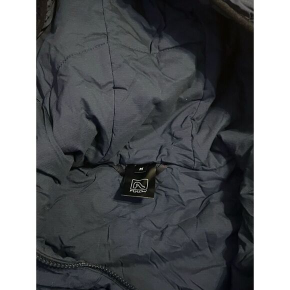 Flylow Womens Blue Full Zip Prima Loft Hooded Outdoor Jacket Size Medium - Picture 3 of 3